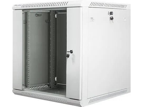 Lanberg - Rack kabinet - vægmonterbar - grå, RAL 7035 - 12U - 19
