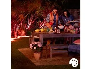 Philips Hue White and Color Ambiance Amarant - Lysbarre - LED - 20 W (tilsvarende 104 W) - 16 millioner farver - 2000-6500 K - sort
