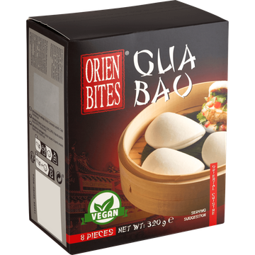 Orien Bites Gua Bao 8 Stuks 320 g
