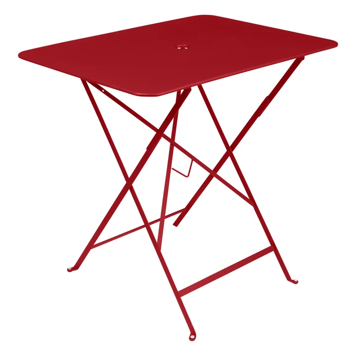 Fermob - Bistro Klapptisch, rechteckig, 77 x 57 cm, acapulcoblau