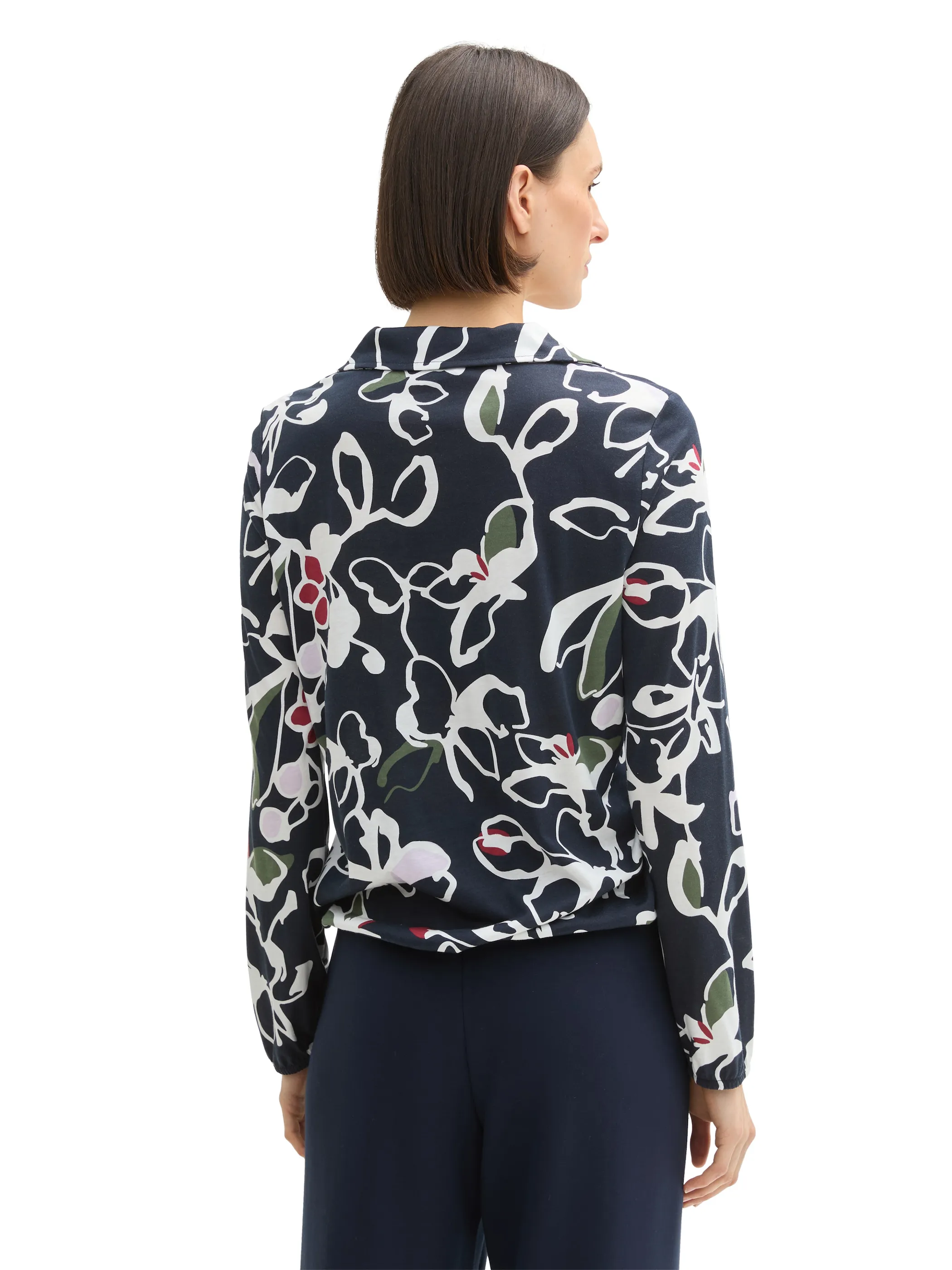 Damen Schlupfshirt mit Alloverprint