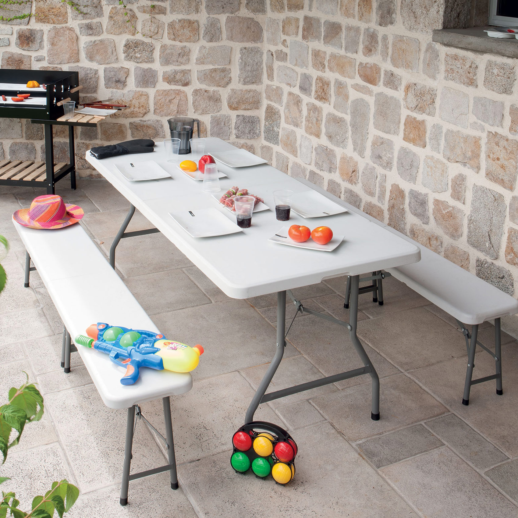 Banc pliant outdoor chanibeau