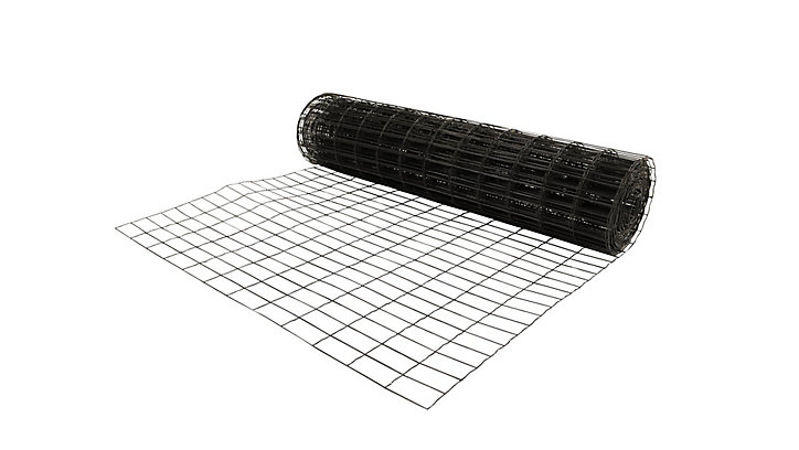 Grillage soudé maille 50 x 100 mm gris anthracite 20 x h.1,2 m
