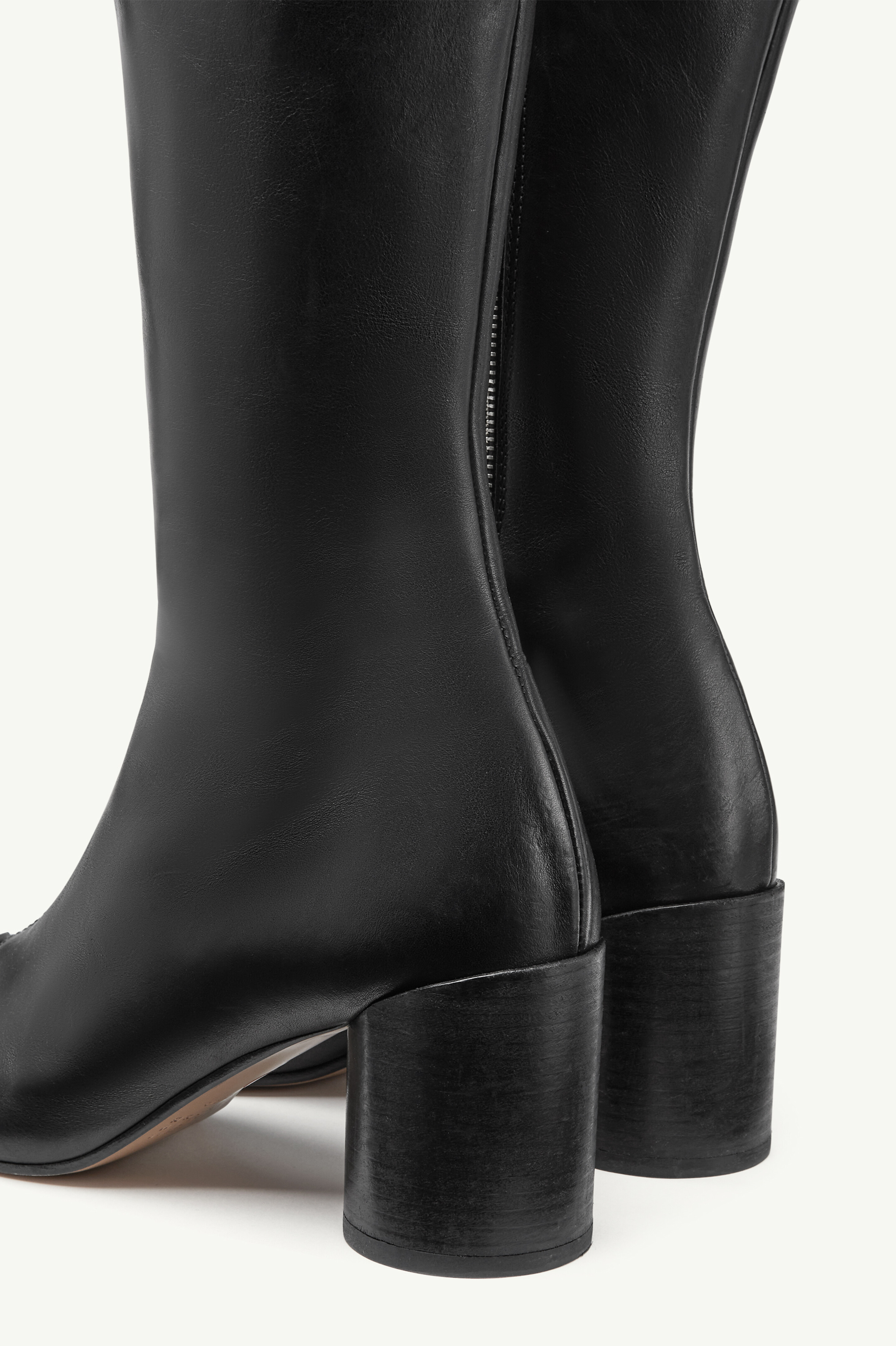 Bottes en cuir Stitch-out