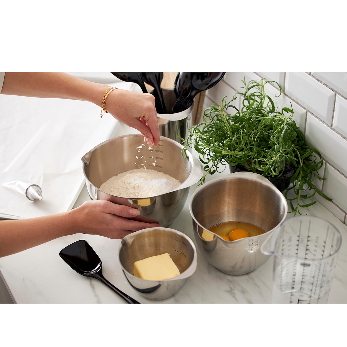 Rosti Margrethe Mixing bowl 0,5 liter Steel