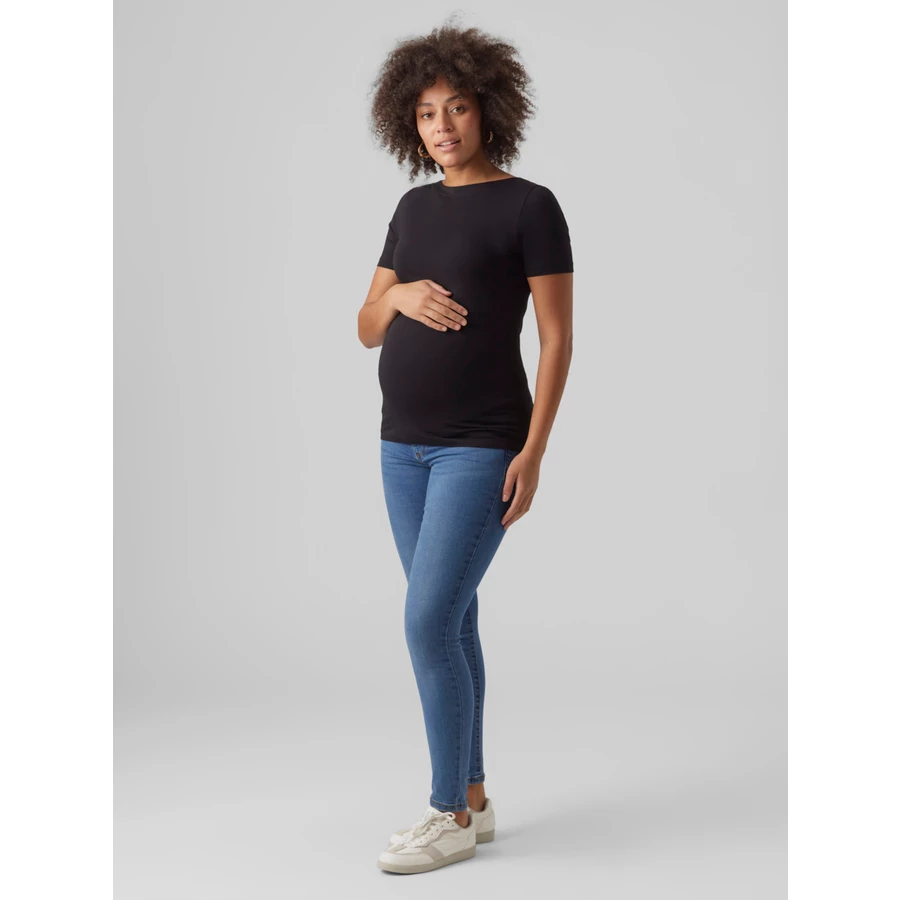VERO MODA Umstandsshirt VMMPANDA Black