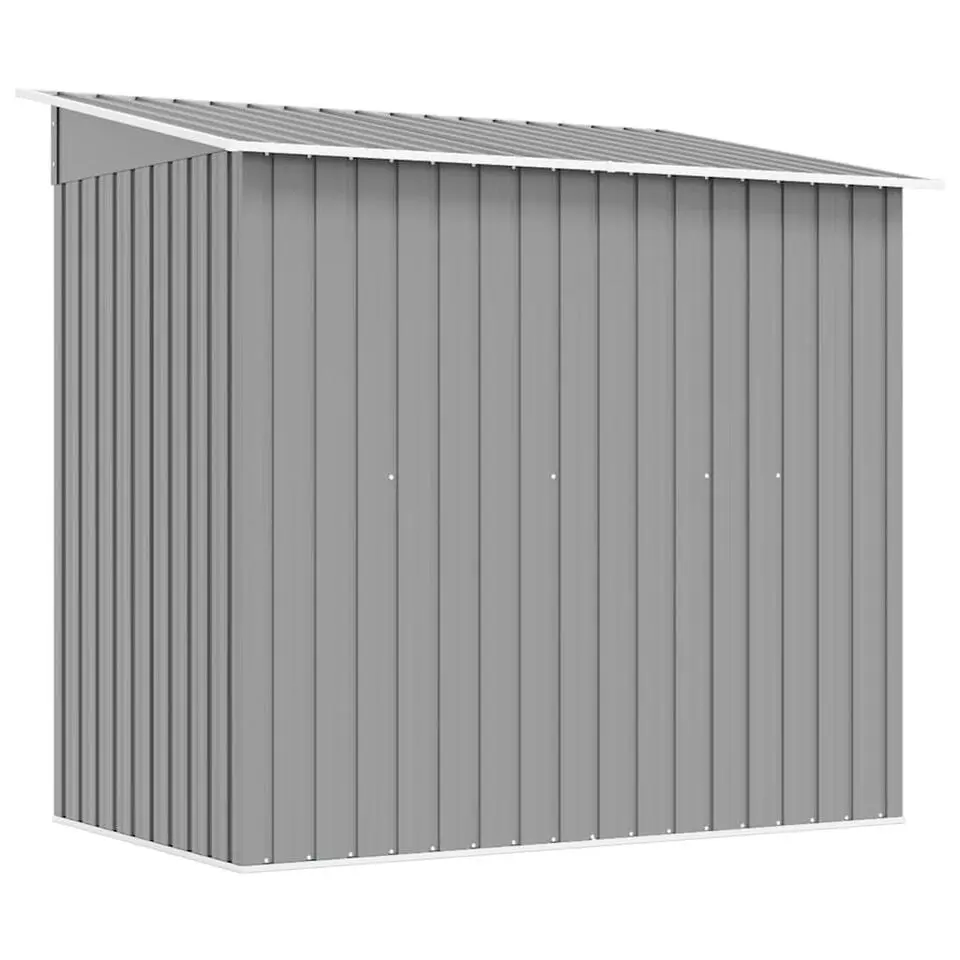 vidaXL - Tuinschuur - Grijs - Staal