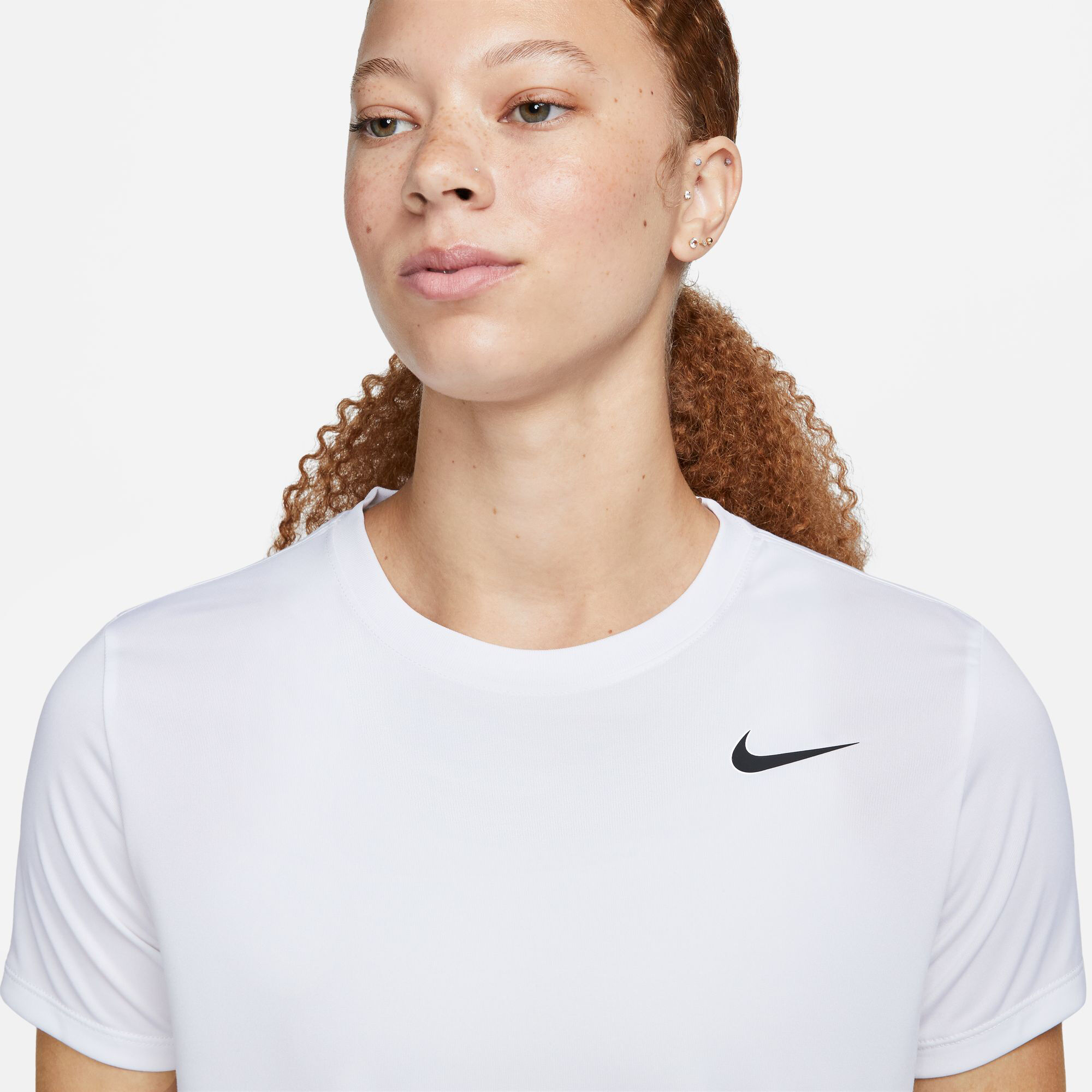 Nike Dri-Fit Regular T-shirt Femmes - Blanc
