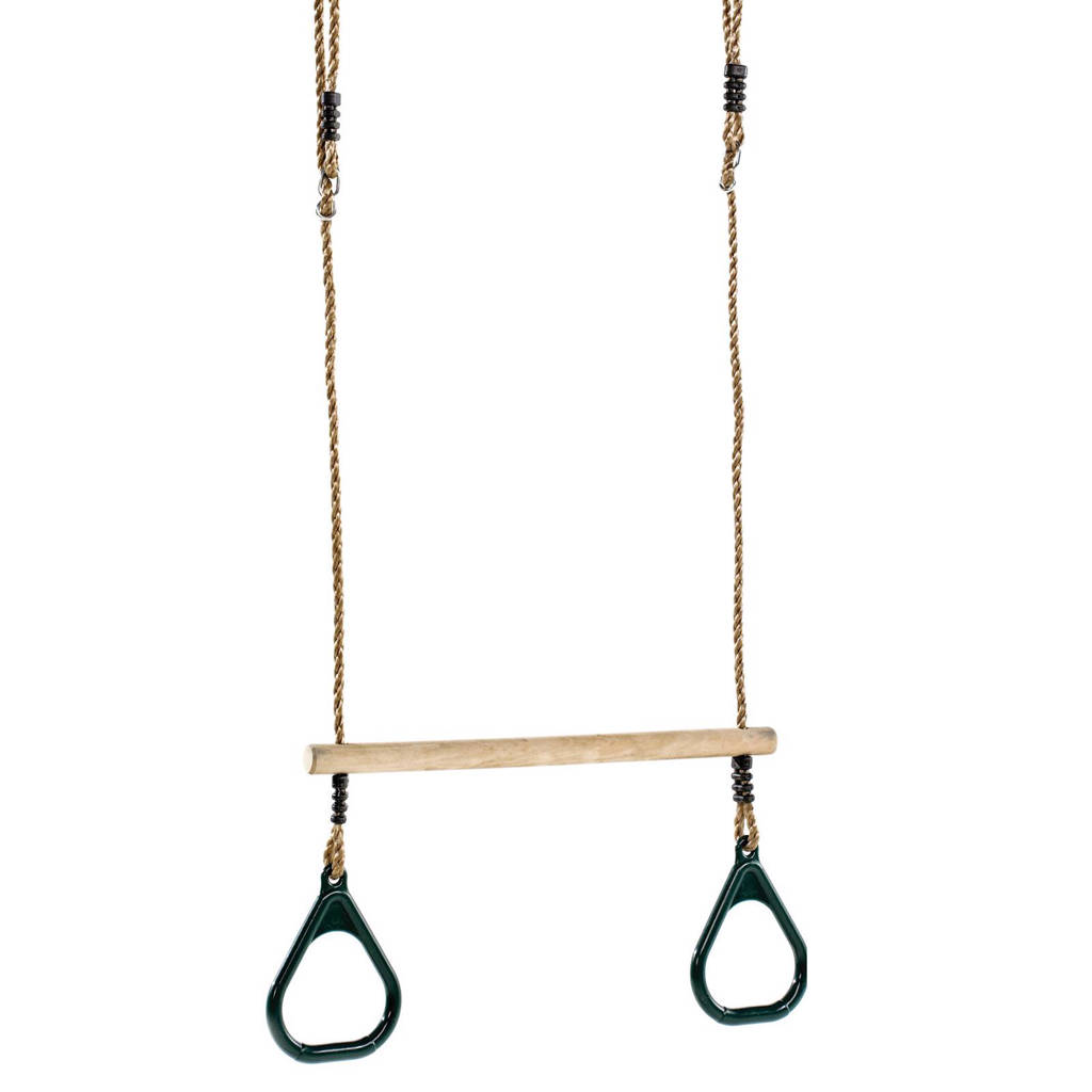 hout Trapeze met ringen