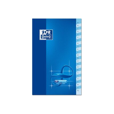 Oxford Infinium - Carnet 9 x 14 cm - 96 pages - petits carreaux (5x5 mm) - disponible dans différentes couleurs
