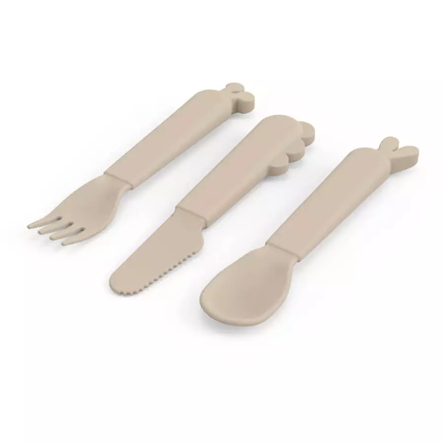 Done by Deer™ Besteck-Set Kiddish Deer friends Sand