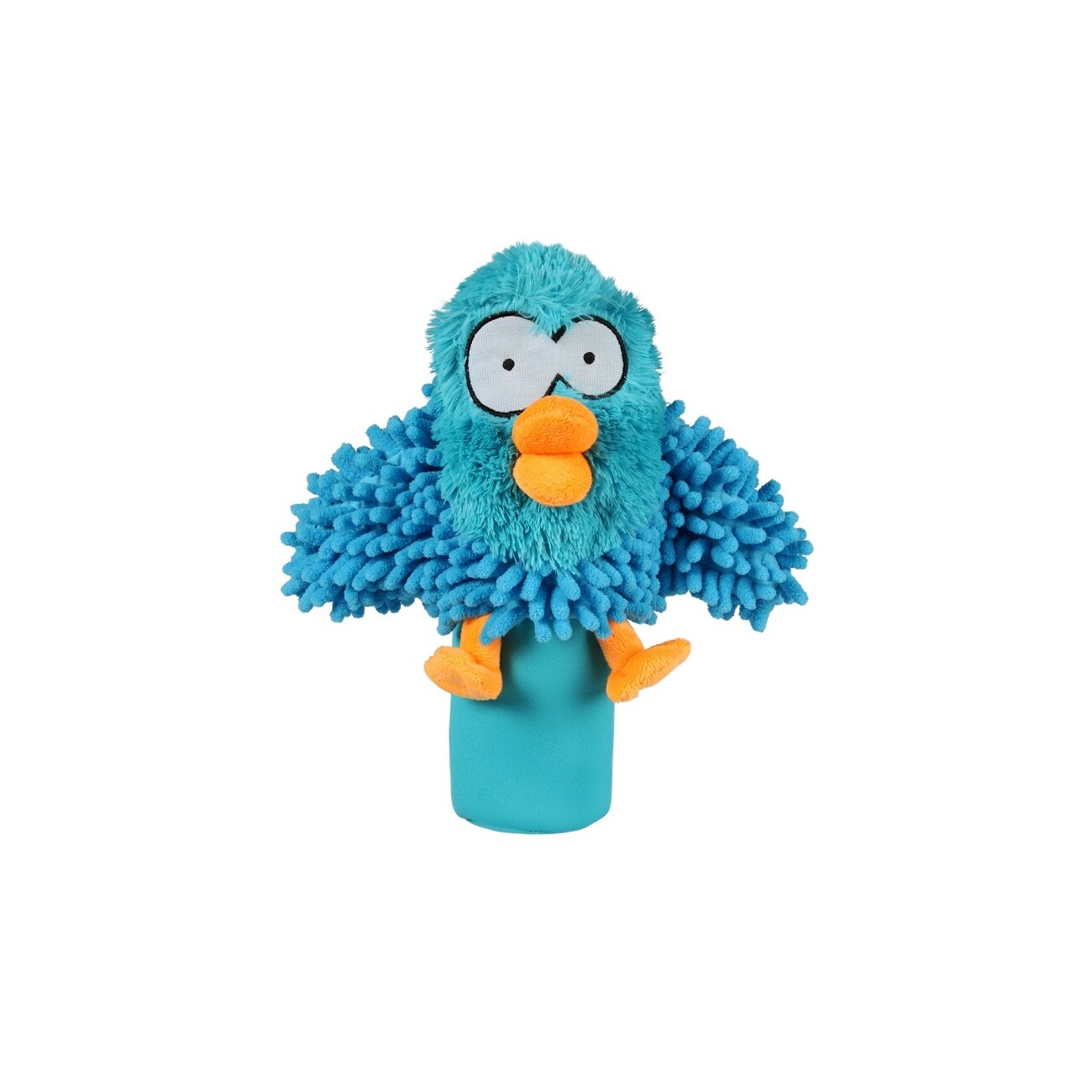 Europet Bernina EURO Spielzeug Coockoo Oohoo Bottle Squeaker blau