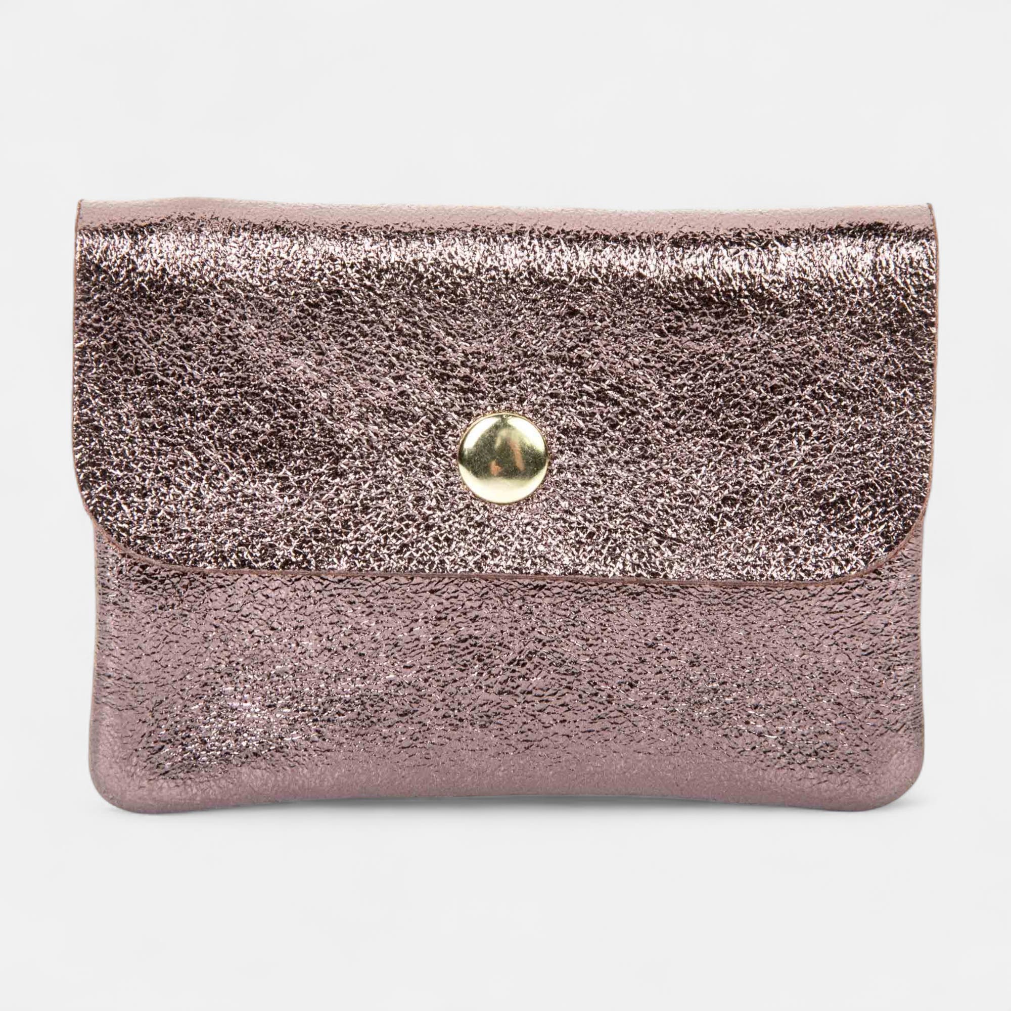 Petite maroquinerie en cuir marron