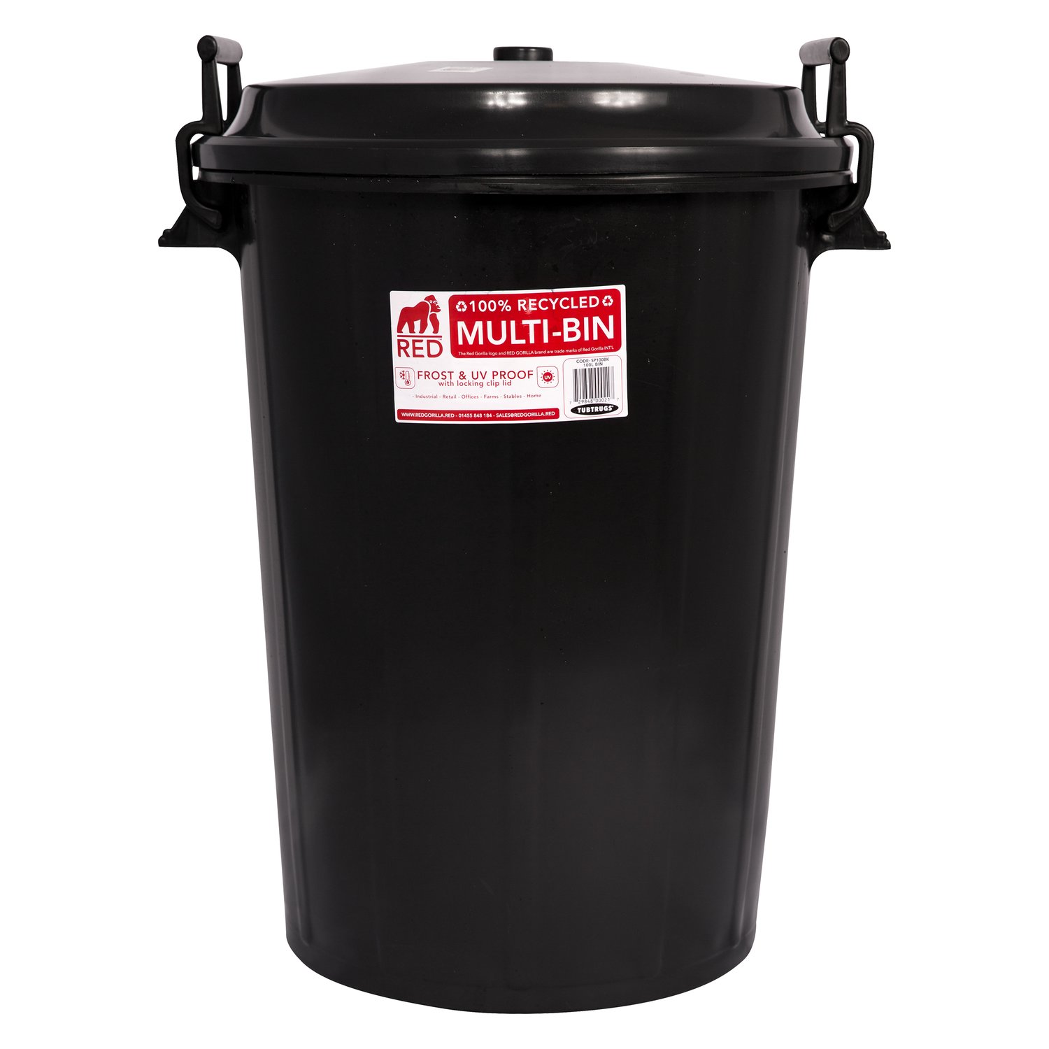Red Gorilla Futtertonne Multi Bin  - schwarz - 100 Liter