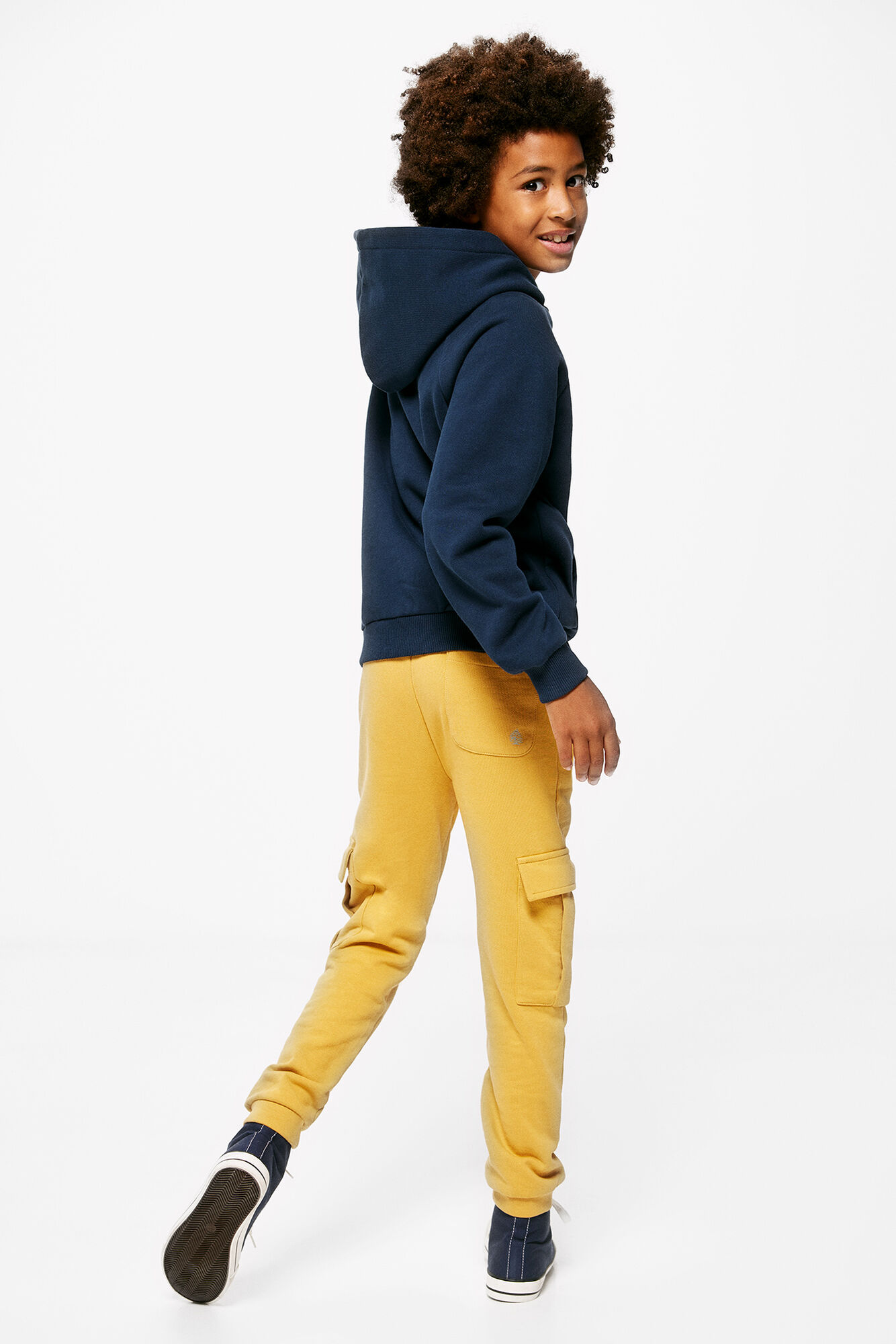 Calça jogger cargo para meninos