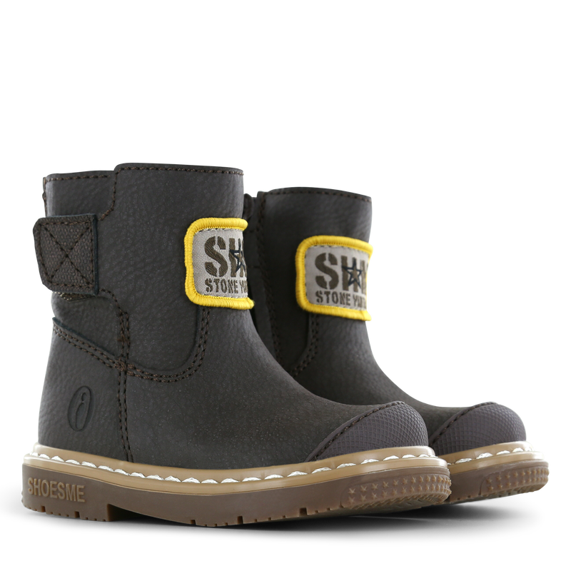 Shoesme donkerbruin laarsje Microfiber nubuck | Sale