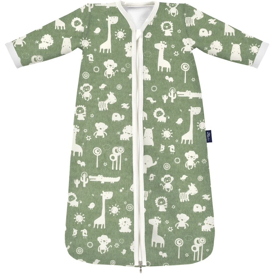 Alvi® Tracksuit Granite Animals granitgrünweiß