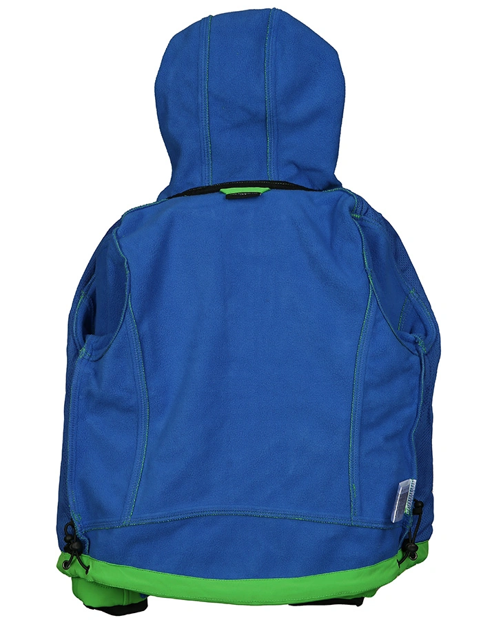 Softshell-JaKids TROLLFJORD in bright green/med blue
