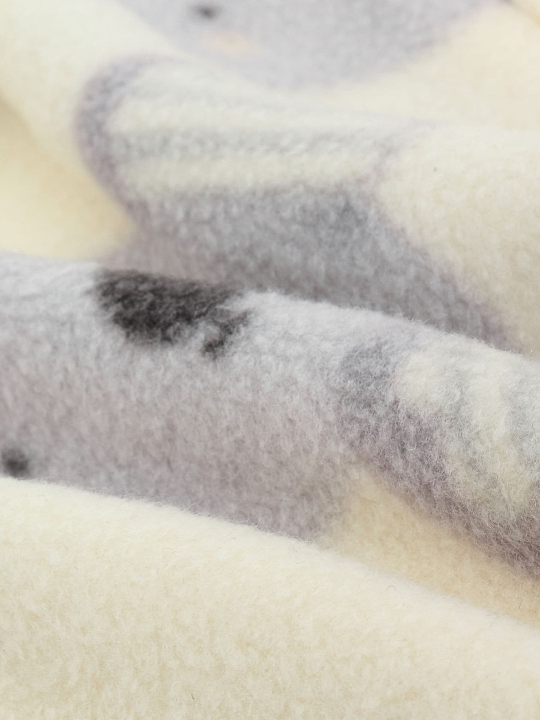 Grijs - Set van 2 baby-onesies van microfleece met tweewegrits