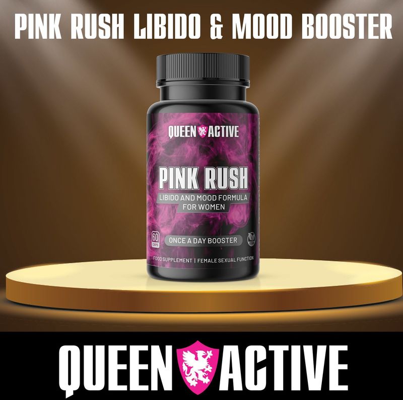 Libido Booster - Pink Rush - Capsules - 100% Vegan - Ondersteuning bij Hormonale Schommelingen