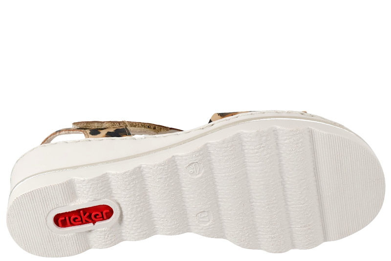 RIEKER SANDAL I LEOPARD PU