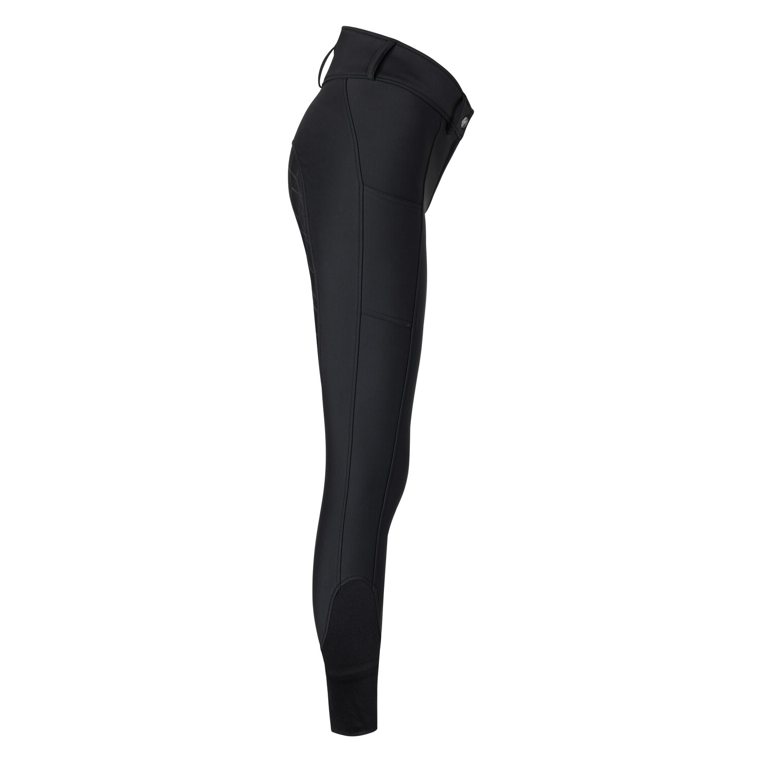 RIDE now Softshell Grip-Vollbesatz-Reithose - black