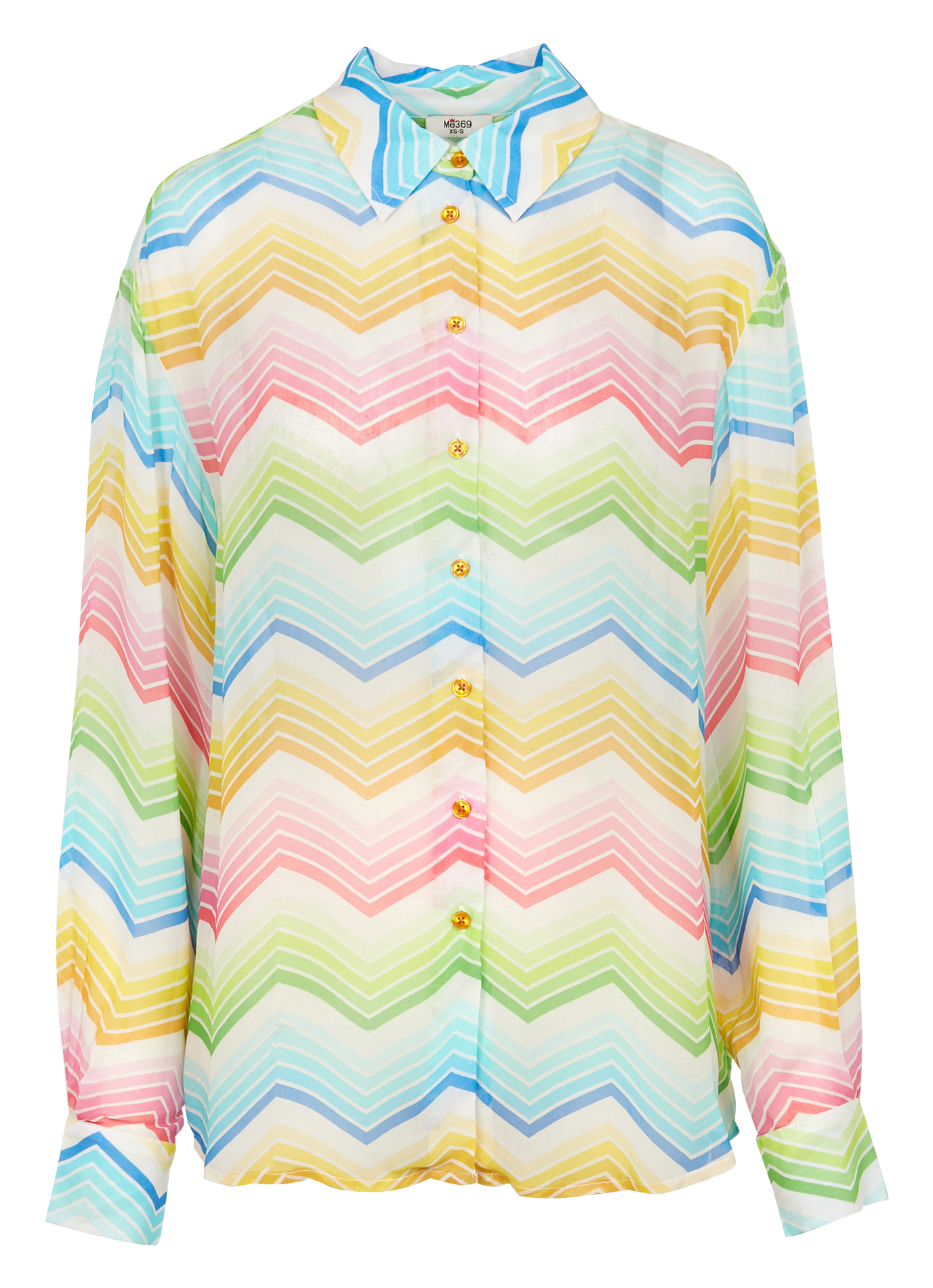 NILI - Chemise col classique ample imprimée | Multicolore