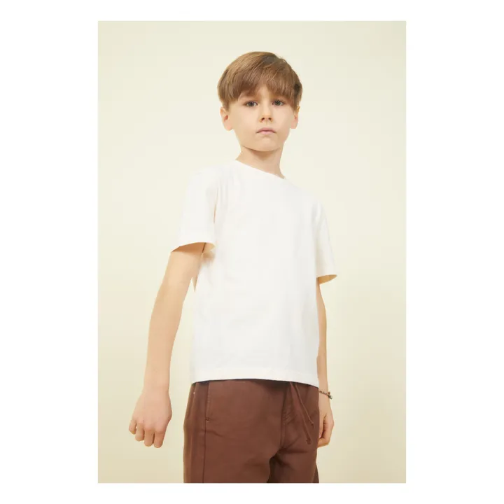 SMALLABLE BASICS T-Shirt Garçon Manches Courtes Coton Bio | Sable