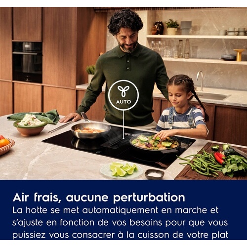 Plaque de cuisson avec hotte intégrée Electrolux KCC8344