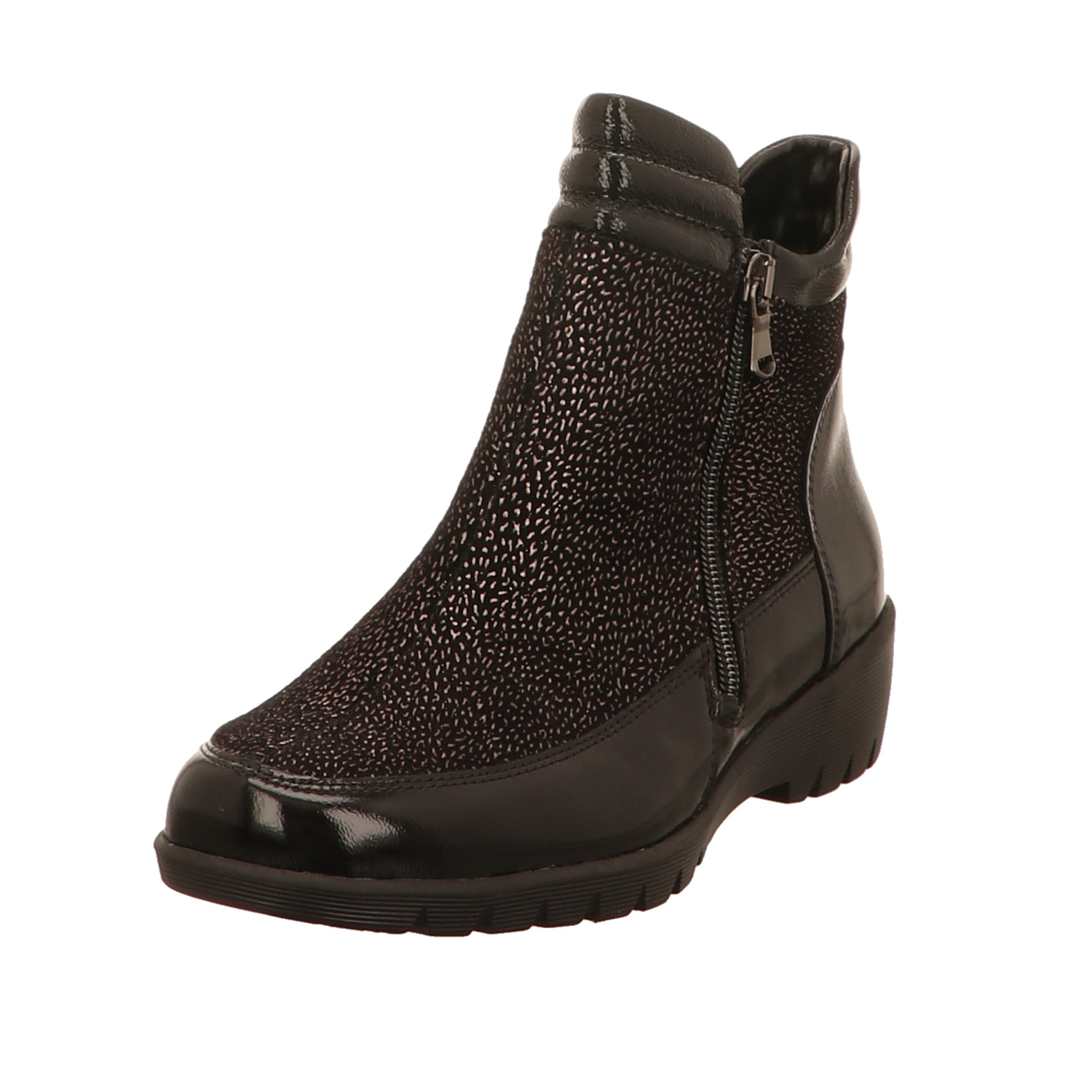 Waldläufer Stiefelette schwarz