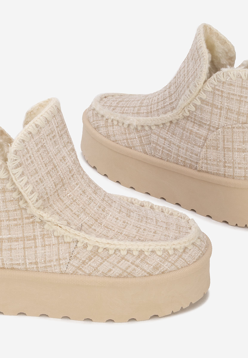 Bottes mocc beige Celestina
