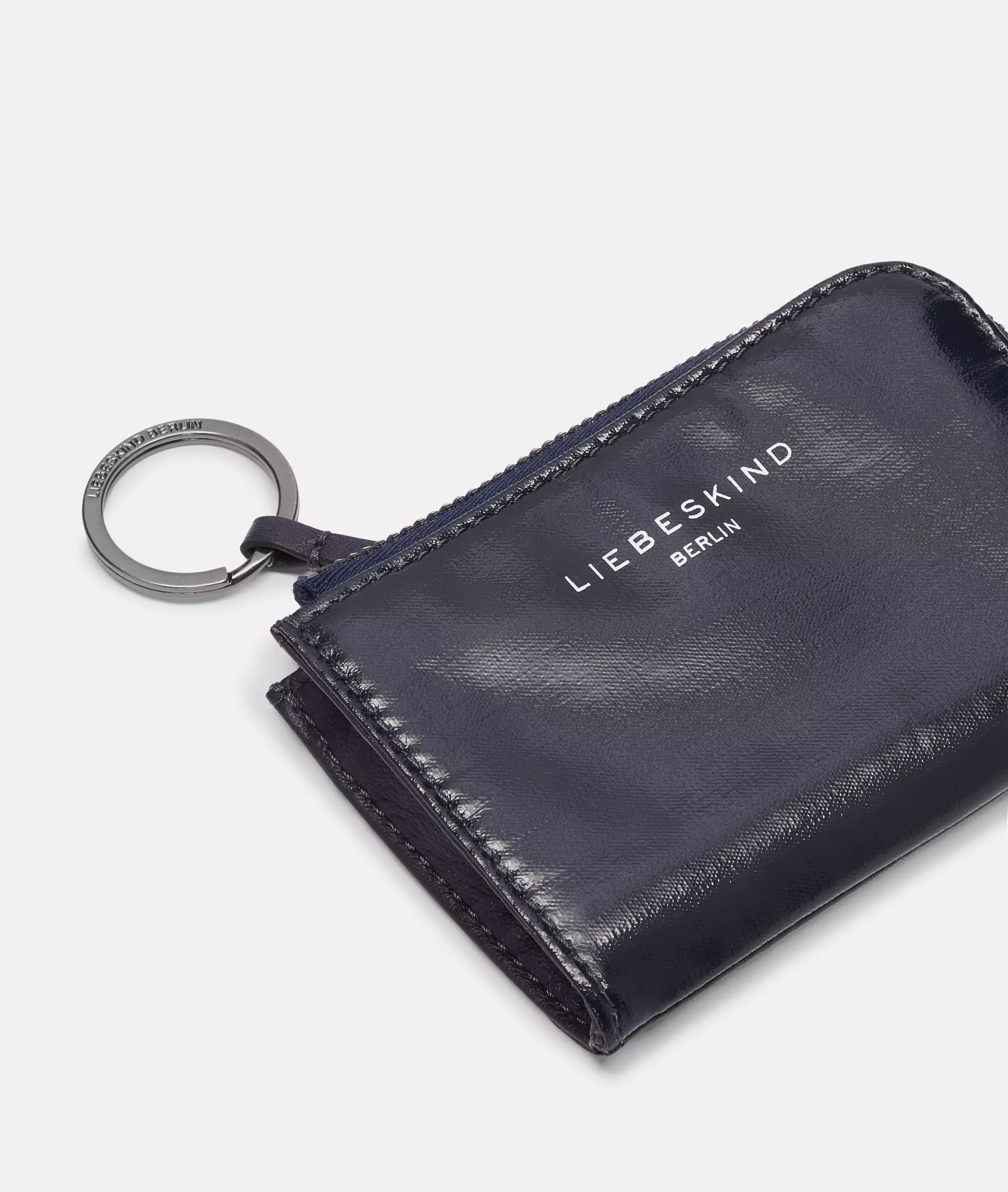 Leni purse XS Mini wallet made of cotton with a patent finish