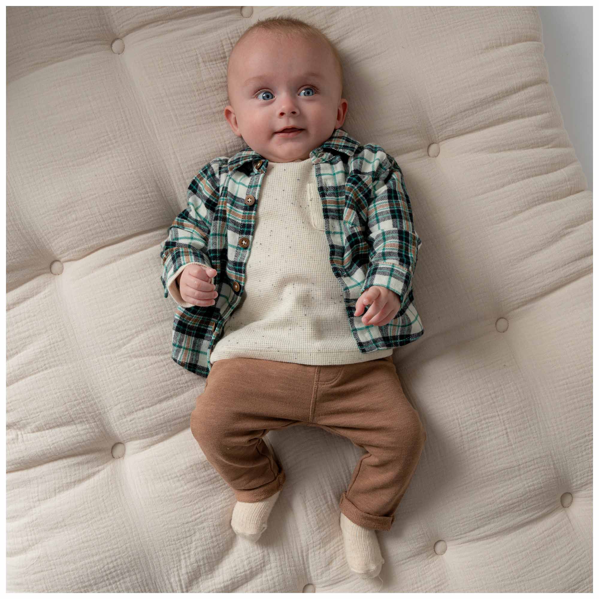 Prénatal baby broek  effen rood