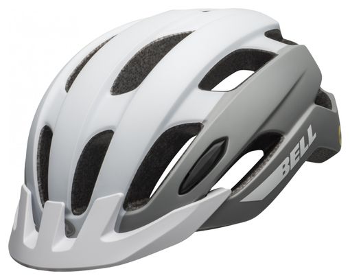 Casque Bell Trace Mips Mat Blanc Argent