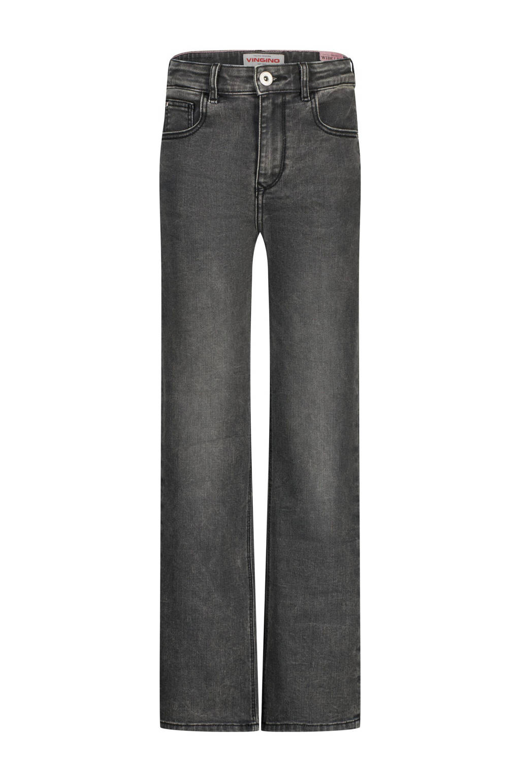 Vingino high waist loose fit jeans GIULIA stone grey