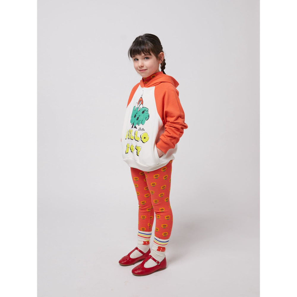 Køb Bobo Choses Multicolor Hello Joy Ranglan Ærmer Hættetrøje