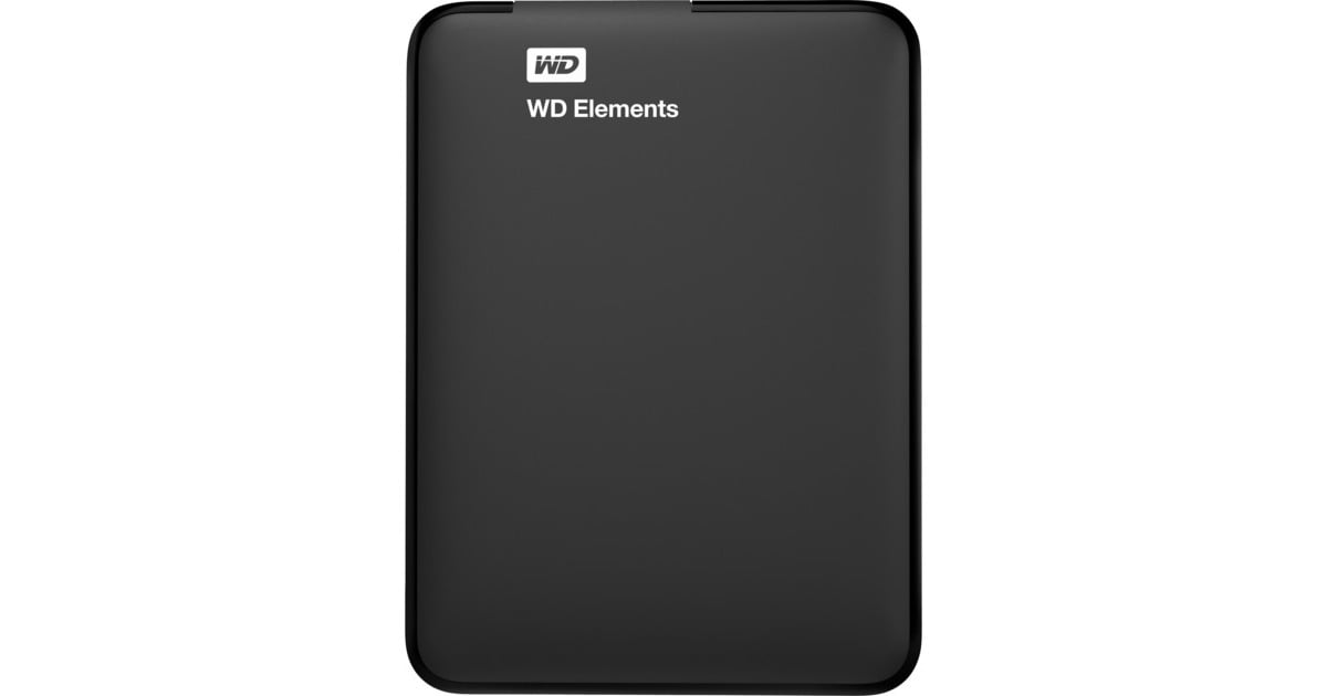 WDElements Portable 2 TB externe harde schijf  (Zwart, WDBU6Y0020BBK-WESN, Micro-USB-B 3.2 (5 Gbit/s))