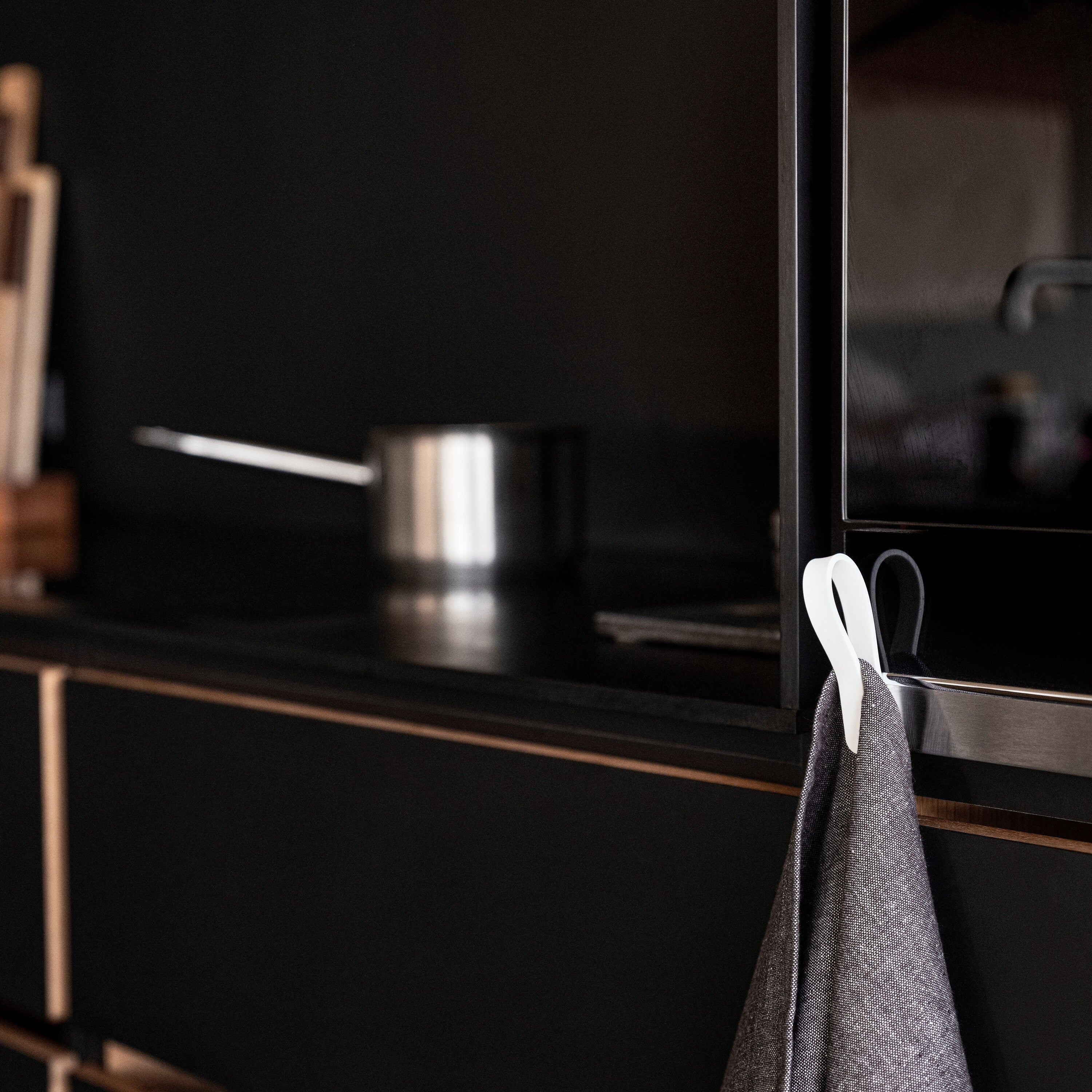 Zone Denmark Loop Handdoeklus met Magneet 2 st. - Lichtgrijs