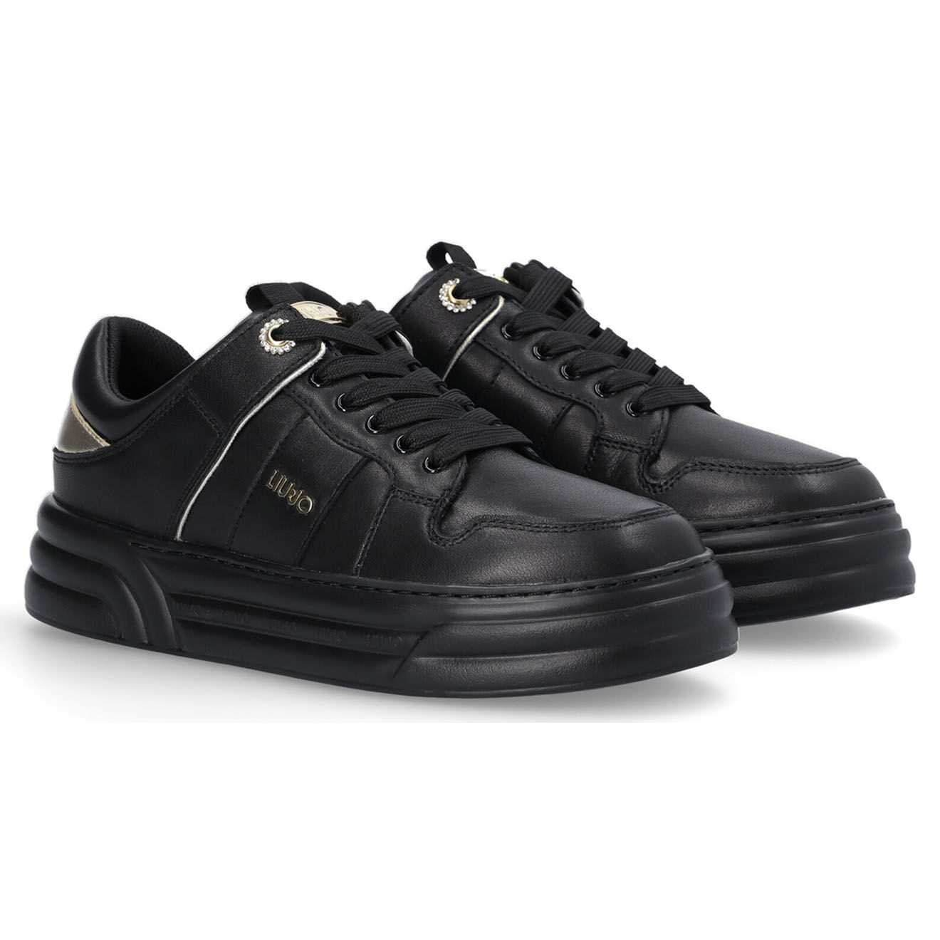 Liu-Jo Sneakers en Cuir Clara noires