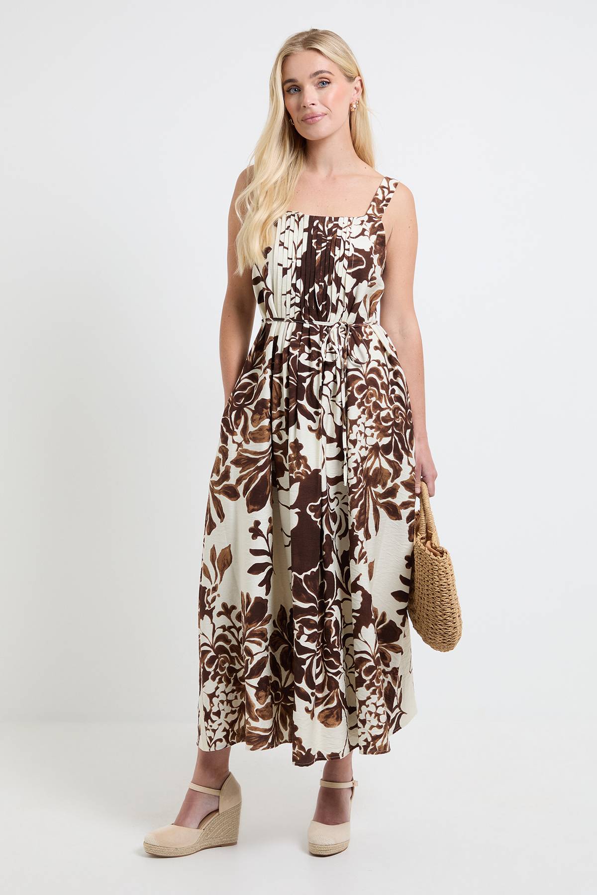 Wallis Robe Maxi Florale D'été Petite