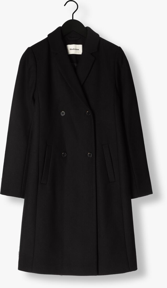 MODSTR\u00D6M zwarte modstr&ouml;m mantel odelia coat