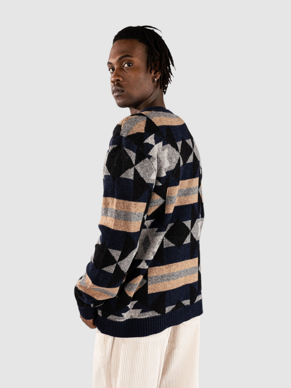 Anerkjendt Aksune Inka Wool Knit Pullover sky captain