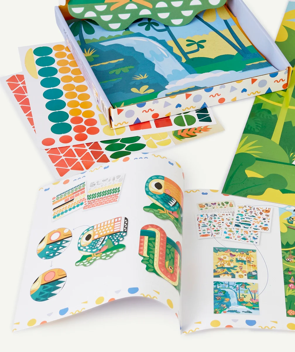 JANODTABLEAUX GOMETTES THÈME JUNGLE 5 ANS