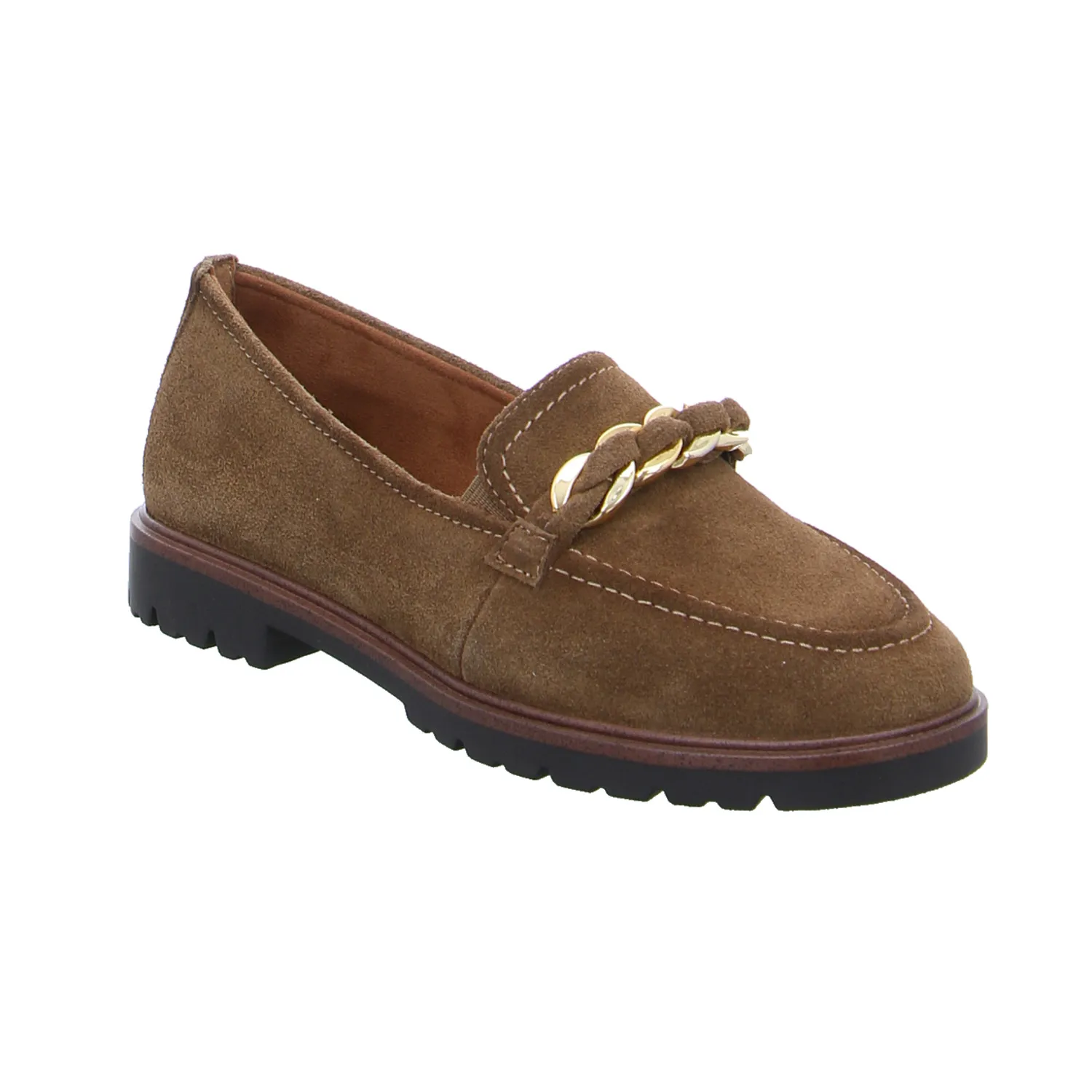 TAMARIS Slipper Camel Leder