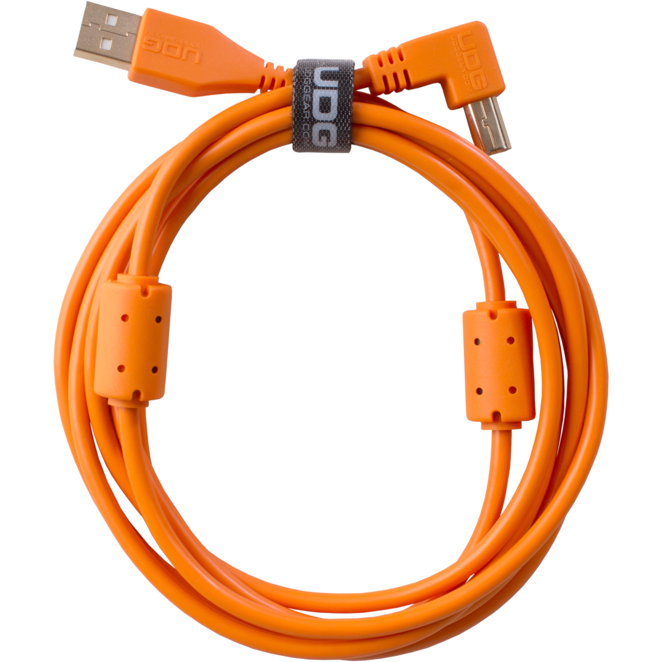 UDG U95006OR audio kabel USB 2.0 A-B haaks oranje 3m