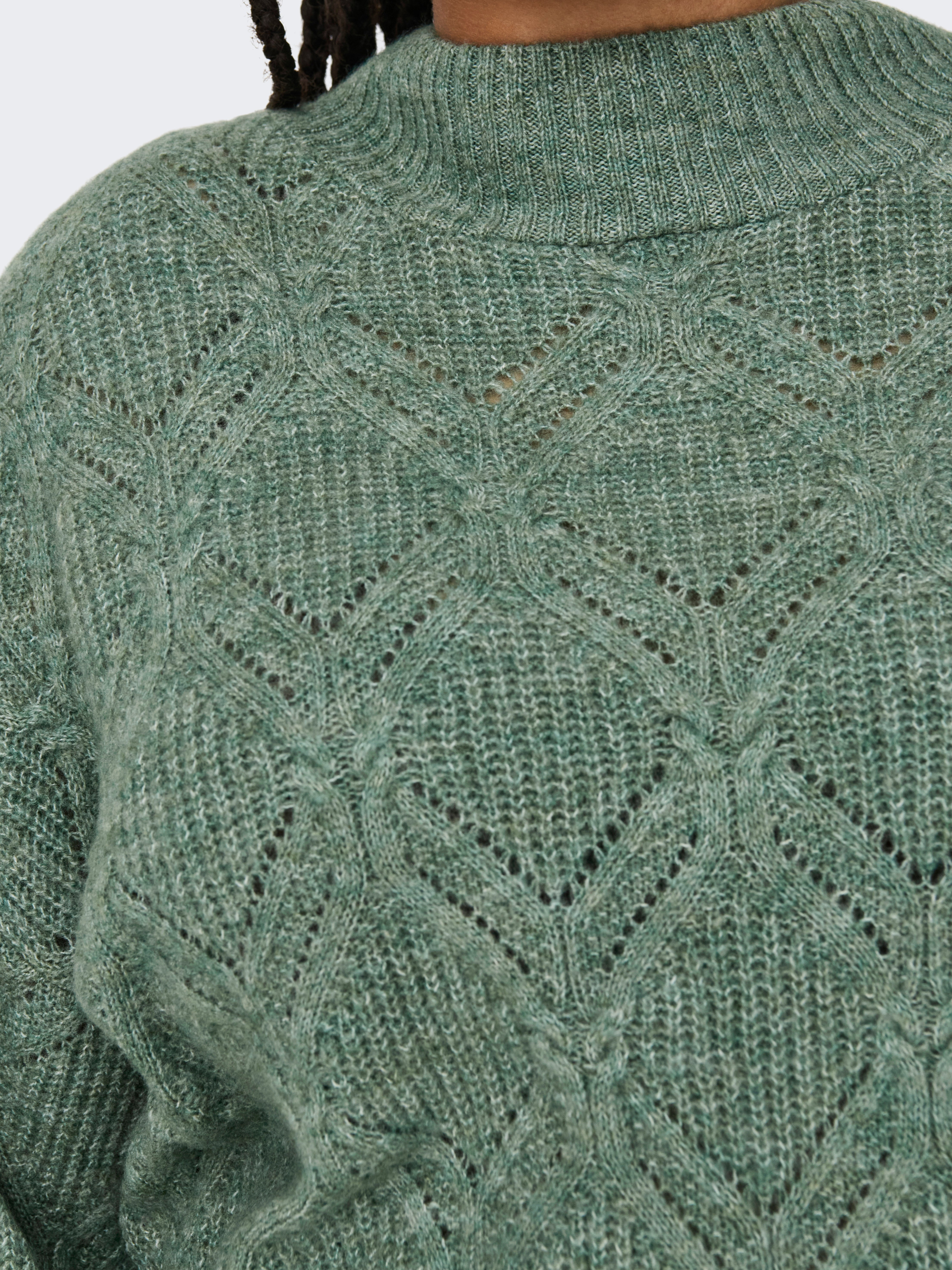 CARLITA Strickpullover Hedge Green