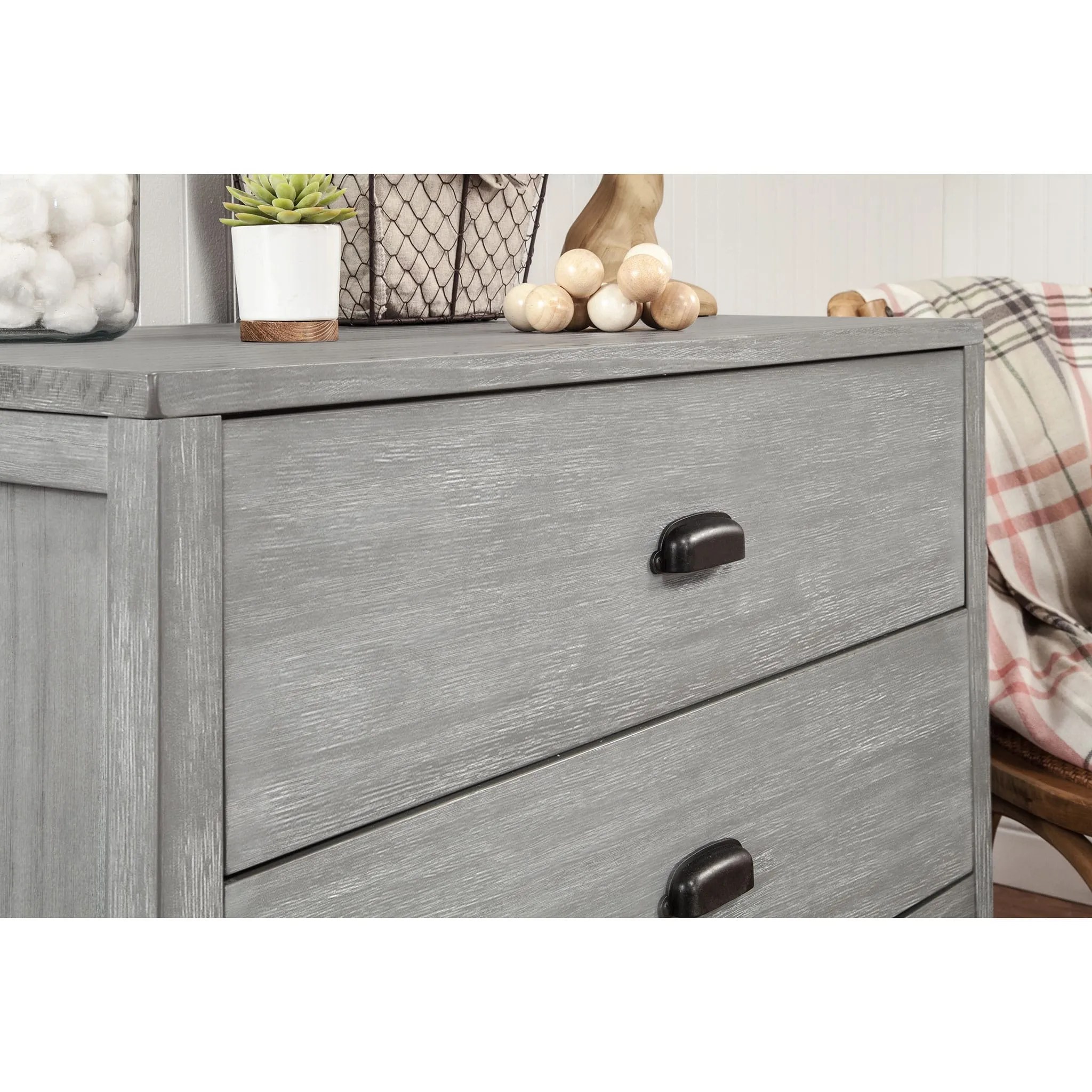 DaVinci Bureau 3 Tiroirs Fairway - Cottage Gris