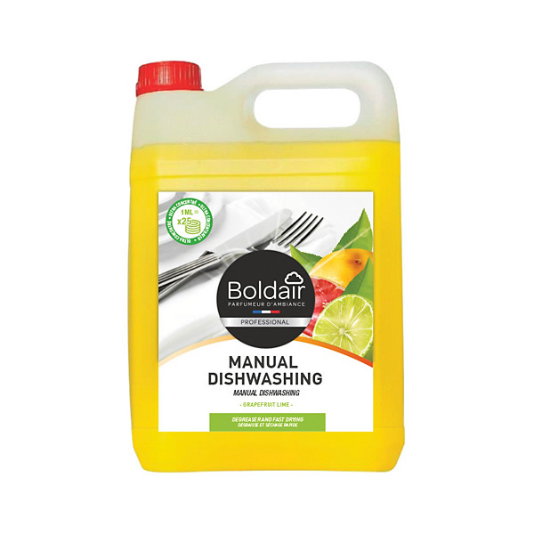 Liquide vaisselle mains Boldair pamplemousse citron vert 5L