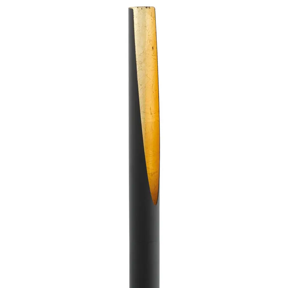 EGLOBarbottoVloerlamp-GU10-137cm-Zwart/Goud