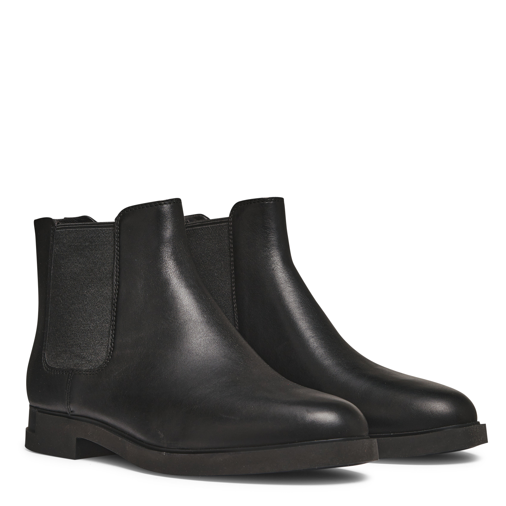 IMAN - Bottines chelsea en cuir | Noir